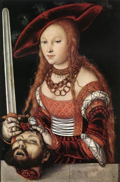 The elder judith with head of holofernes